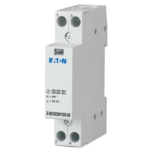 Installationskontaktor 25A 230VAC IP40 2stk Eaton