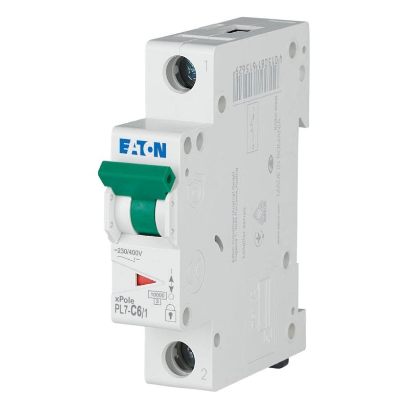 Miniatureafbryder 1Polet C-kurve 6A 10kA 230V IP20 Eaton