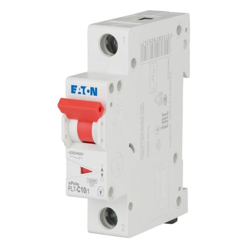 Miniature Afbryder 1Polet C-Kurve 10A 10kA 230VAC IP20 Eaton
