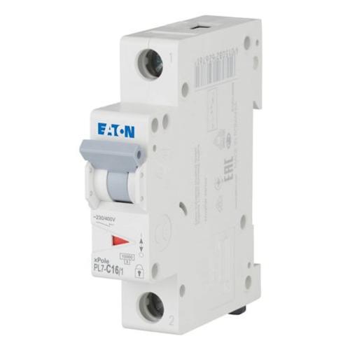 Miniature Afbryder 1Polet C-Kurve 16A 10kA 230V IP20 Eaton