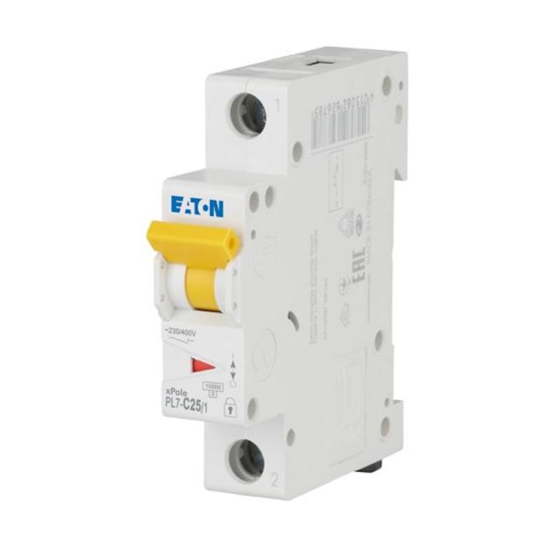 Miniatureafbryder 1Pol C-Kurve 25A 230V IP20 Eaton