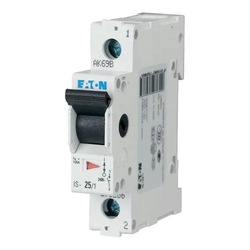 Hovedafbryder 1Pol 25A 2kA 240V IP40 Eaton