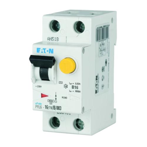 RCD/MCB Kombination 1Polet+N B-Kurve AC-Type 16A 30mA 230V IP20 Eaton