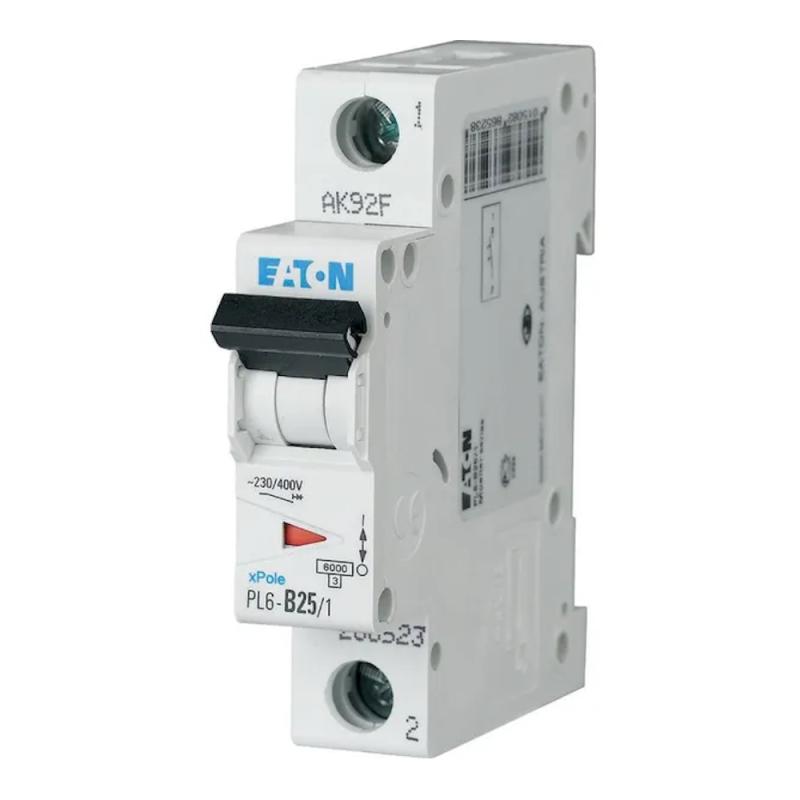 Miniatureafbryder 1Polet B-Kurve 25A 230V IP20 Eaton