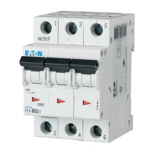 Miniature Afbryder 3Polet B-Kurve 63A 6kA 400V IP20 Eaton