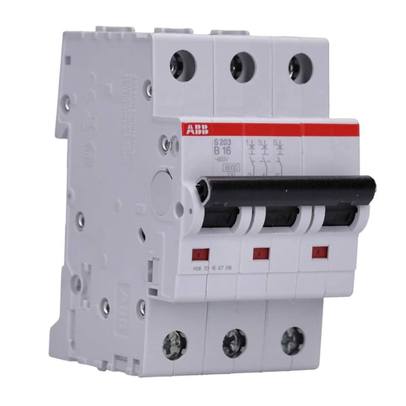Miniature Afbryder 3Polet B-Kurve 16A 400V IP20 ABB