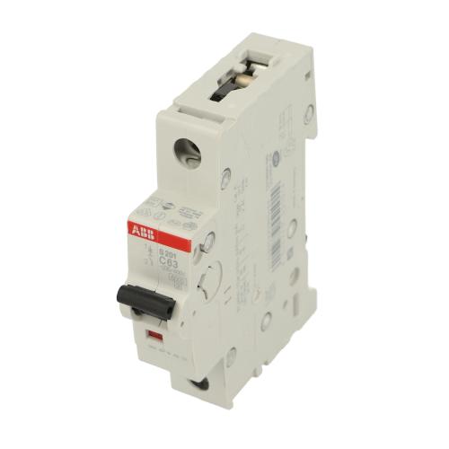 Miniature Afbryder 1Pol C-Kurve 63A 6kA 230V IP20 ABB