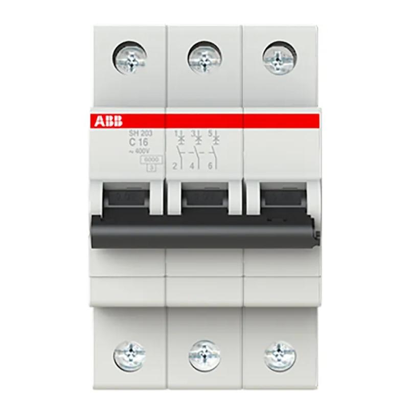 Miniatureafbryder 3Polet C-Kurve 16A 400V ABB