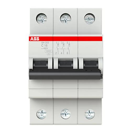 Miniatureafbryder 3Polet C-Kurve 16A 400V ABB