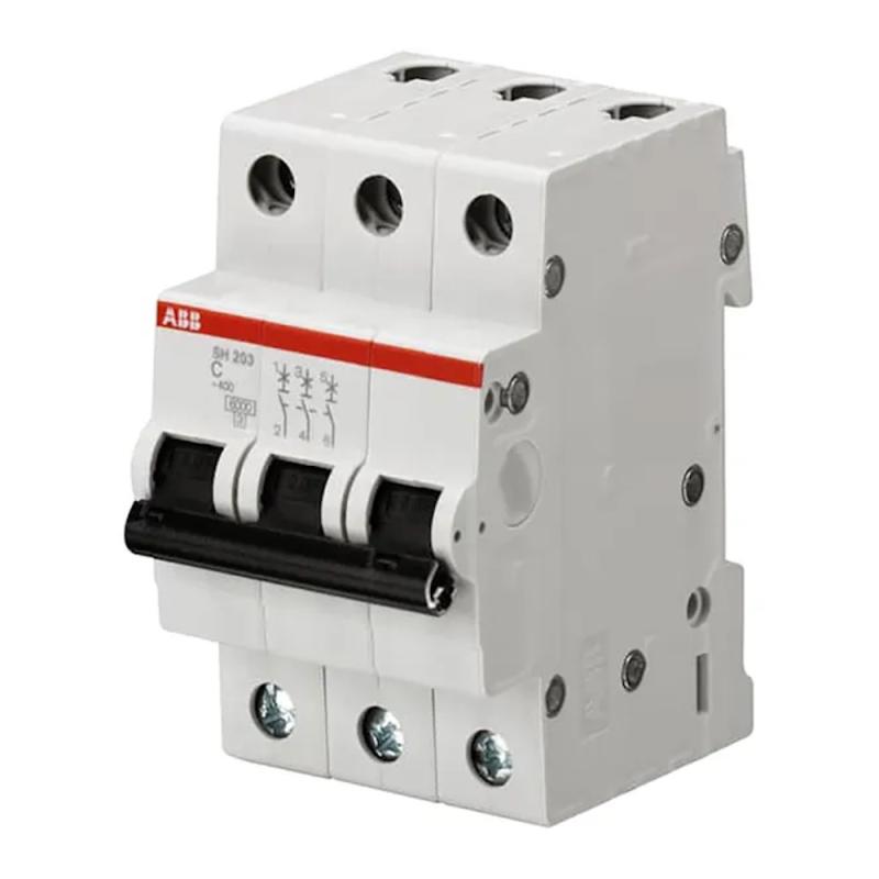 Miniature Afbryder 3Polet C-Kurve 40A 6kA 400V ABB