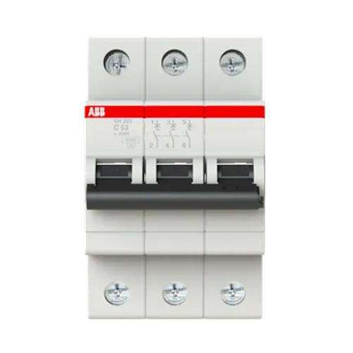 Miniature Afbryder 3Polet C-Kurve 63A 6kA 400V ABB
