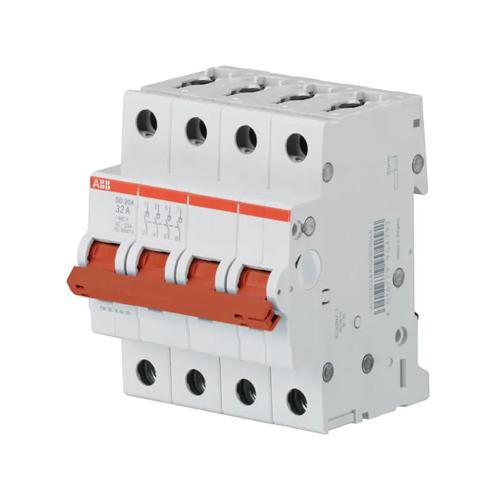 Afbryder 4Polet 32A ABB