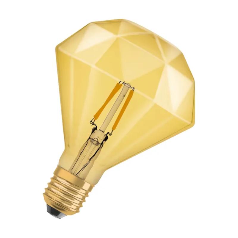 LED Special Shapes Vintage 1906 A 4W 220-240V 824 Guld E27 10stk Osram