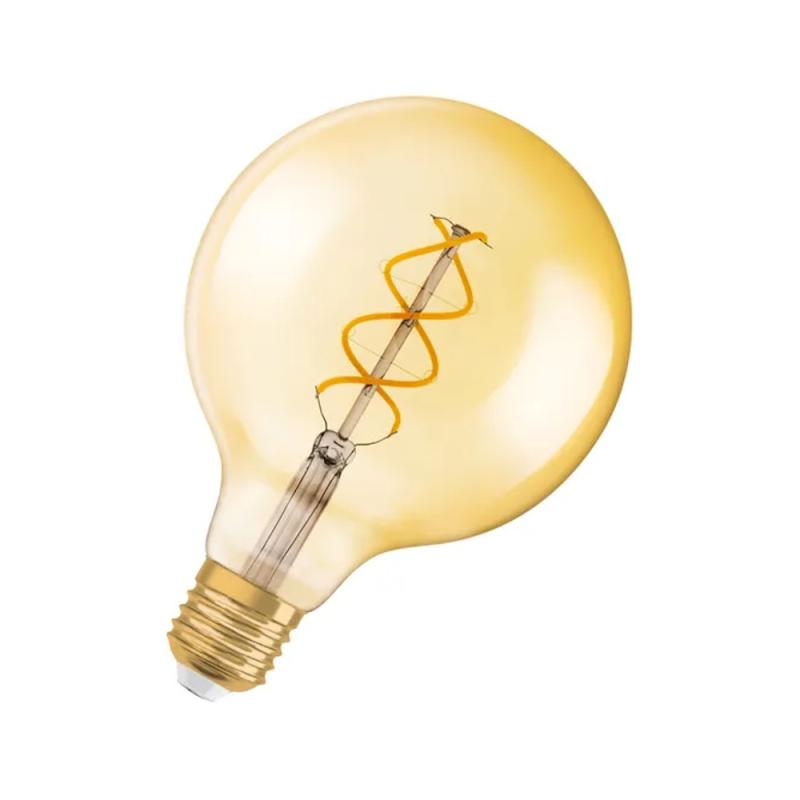Vintage 1906 LED Classic Globe Dæmpbar 4W 220-240V E27 820 Guld IP20 10stk Osram