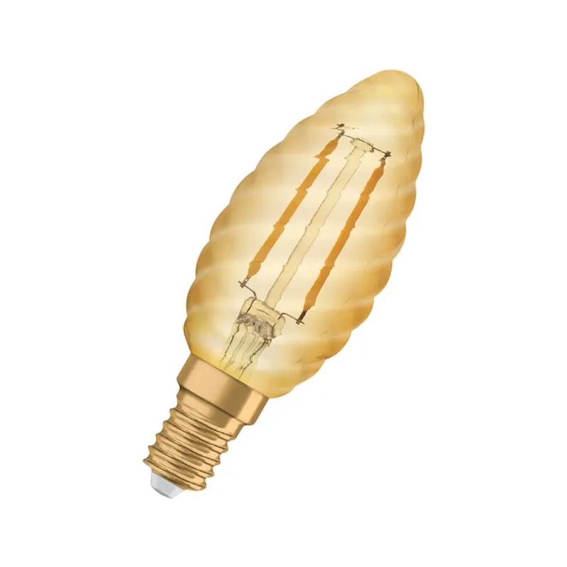 Vintage 1906 Classic Filament 1,5-12W 220-240V E14 IP20 824 Guld 10stk Osram