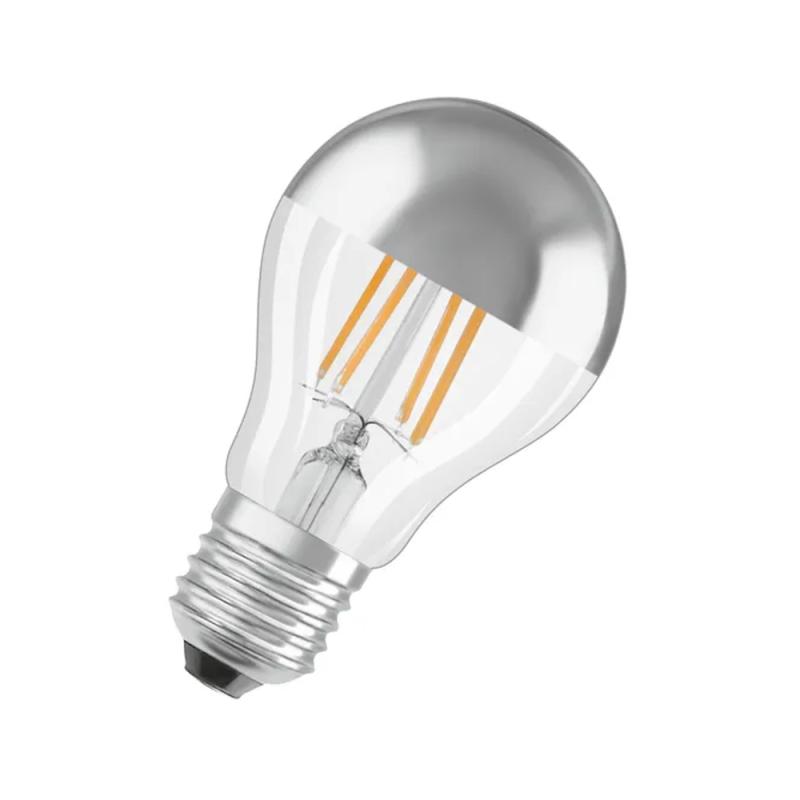LED Retrofit Classic A Spejl 6,5W 220-240V 827 Sølv E27 10stk Osram