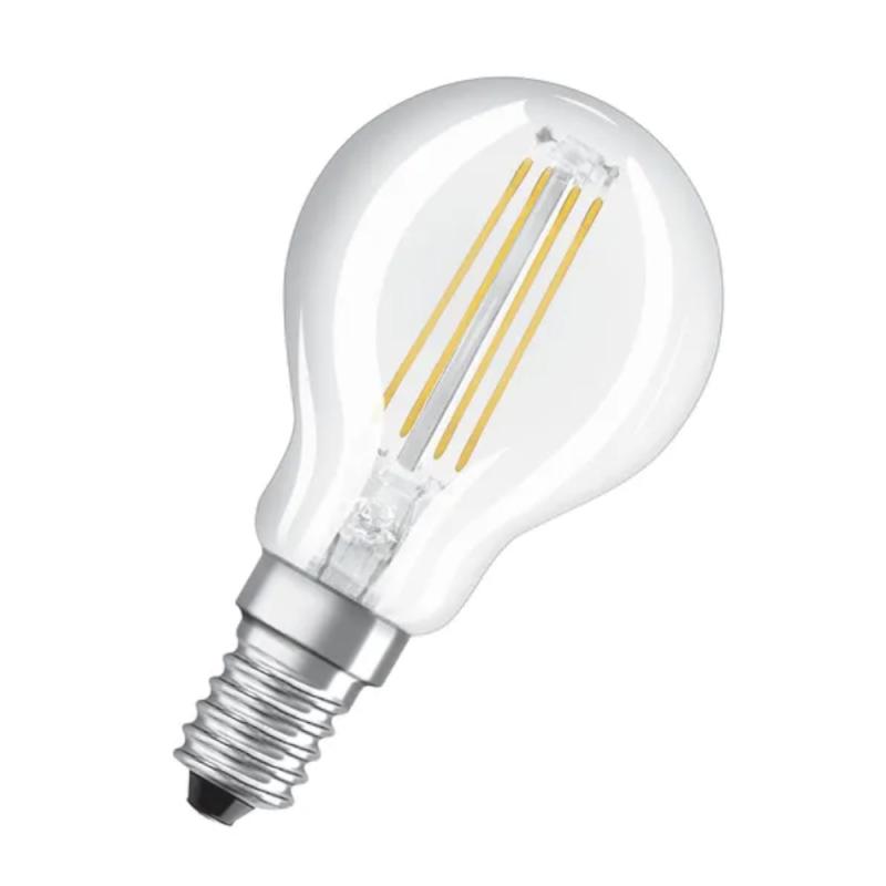 LED Retrofit Classic P Dæmpbar 5,5W 220-240V 827 Klar E14 10stk Osram