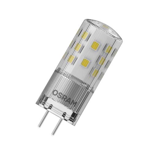 LED Pin Dæmpbar 4,5W 12V Hvid 827 Klar GY6.35 10stk Osram