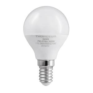 LED Light Bulb 7W 175-265V 3000K 470lm E14 P45 IP20 Warm White 10pcs Thorgeon