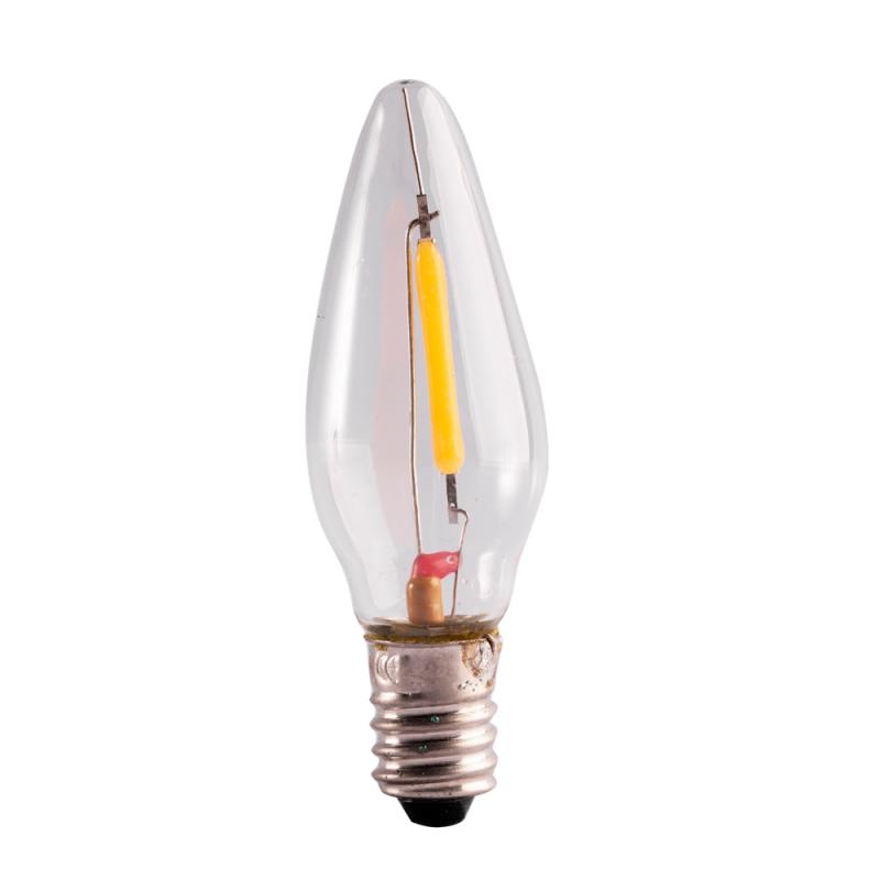 LED Pære Klar 0,2W 8-55V 2100K 12Lm E10 IP20 3stkx10stk Thorgeon
