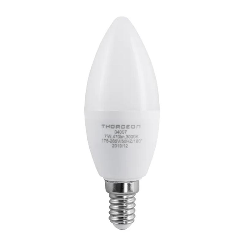 LED Pære Gen2 7W 175-265V E14 B35 180° 630lm IP20 10stk Thorgeon