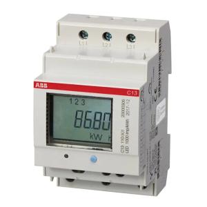 Energimåler Stål Ingen 3-Faset 5A 230-240V IP20 ABB