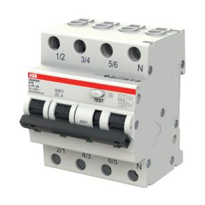 RCBO 3Polet+N B-Kurve 16A A-Type 300mA 400V ABB