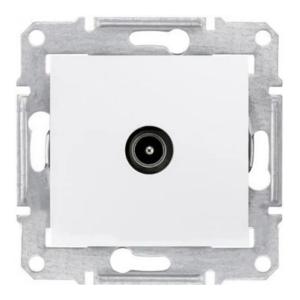 Sedna TV Stik Uden Ramme IP20 Hvid Schneider Electric