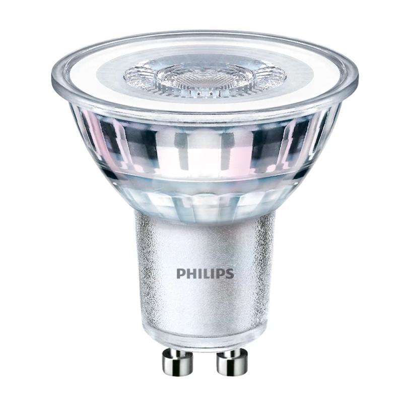LED Spotlight Corepro 4,6-50W 220-240V GU10 840 Hvid 36° IP20 10stk Philips