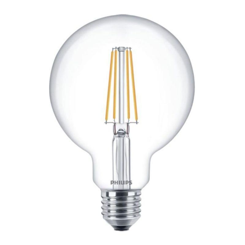 LED Pære CorePro ND 7-60W E27 G93 827 Klar 10stk Philips