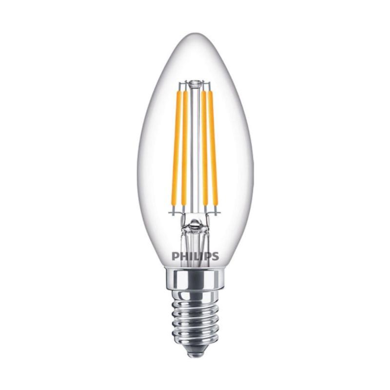 LED Kerte CorePro ND 6,5-60W B35 E14 840 Klar 10stk Philips