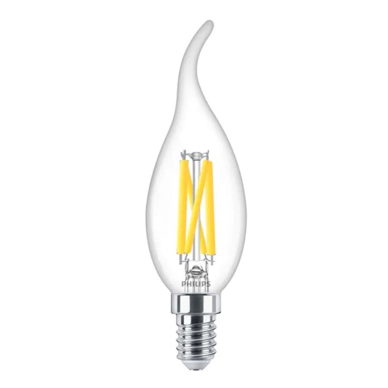 LED Candle DT Master 3,4-40W 220-240V E14 BA35CL 927 Hvid IP65 10stk Philips