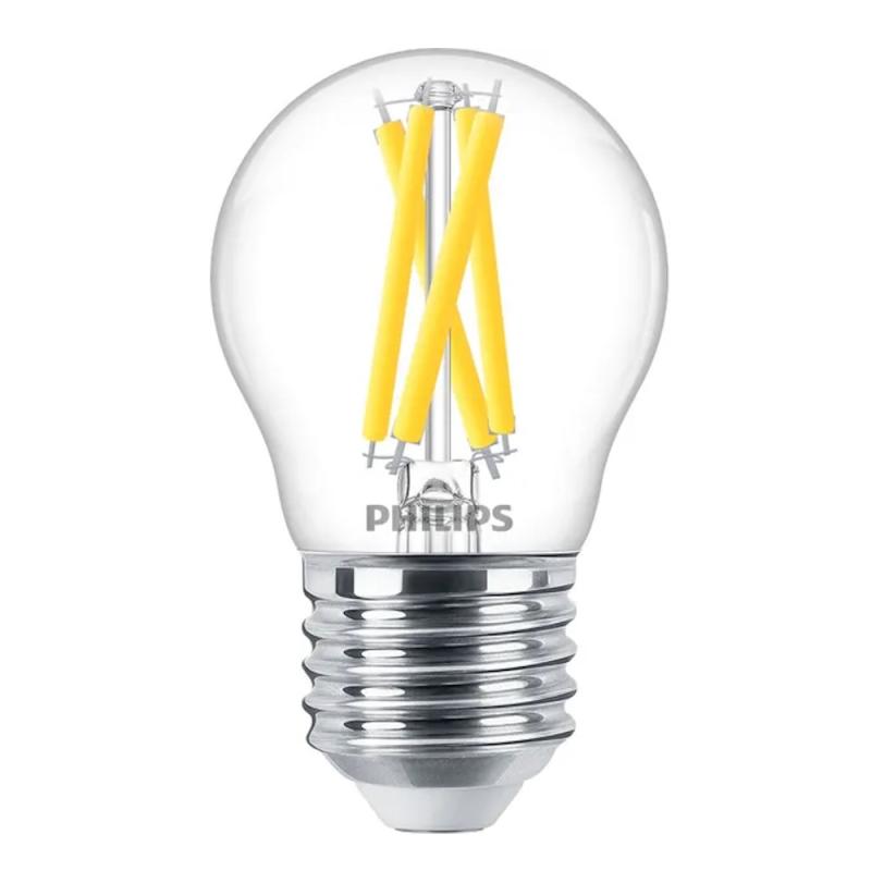LED Luster DT 5,9-60W 220-240V E27 P45CL 927 Hvid IP65 10stk Philips