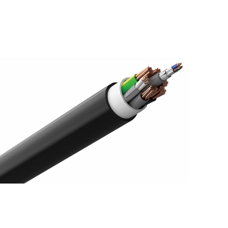 Amocharge Hybrid, 5G6+2x2x0,75+Cat7mm², Sort, Malmbergs 0462600