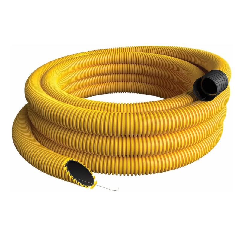 Kabelskyddsrör Med Dragtråd SRN 50mx50/40mm Gul Malmbergs 0666716