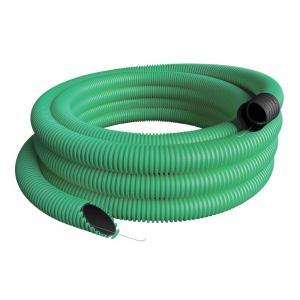 Cable Protection Tube With Pulling Wire, SRN, Ø 50/40mm, 50m, Green, Malmbergs 0666722