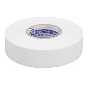 Electrical Tape, 19mmx25m, White, 10pcs, Malmbergs 07522048