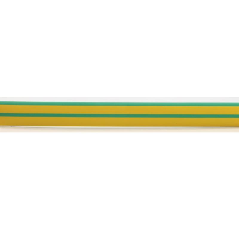 Krympslang 12,7/6,4mm, 1m, Grön/Gul, Malmbergs 0752234