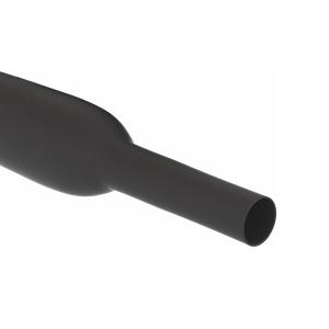 Heat Shrink Tubing With Glue 70°C, Ø3.5-9mm, Black, Malmbergs 0752327