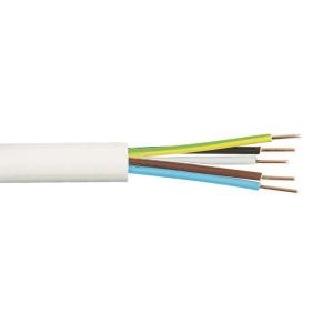 Kabel Eklk-Light 5G1.5mm², 50m, 300/500V, Vit, Malmbergs 0810231