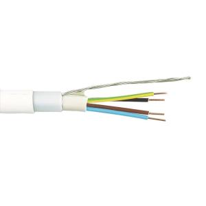 Kabel Eklk 4G1.5mm², 50m, 450/750V, Vit, Malmbergs 0813831