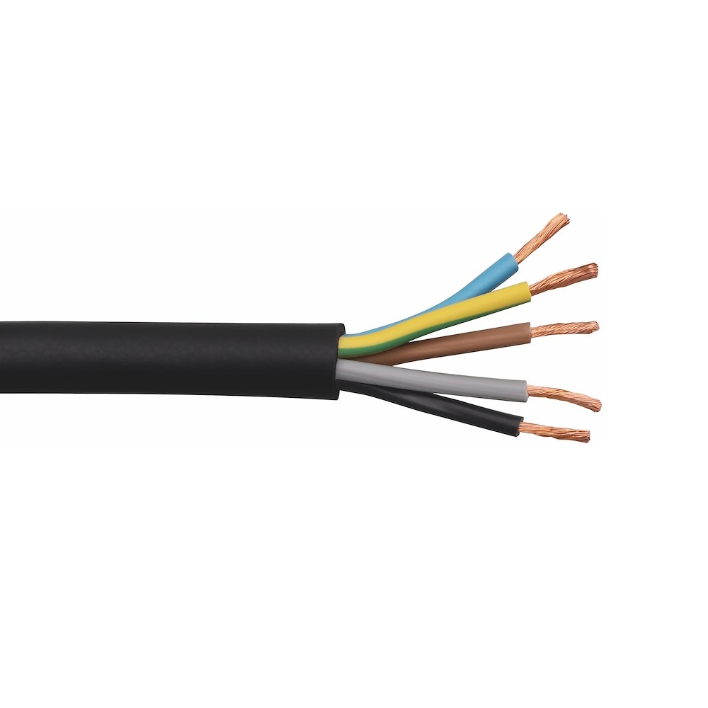 RDOE (H07Rn-F) 5G1.5mm², 450/700, Sort, Malmbergs 0871435