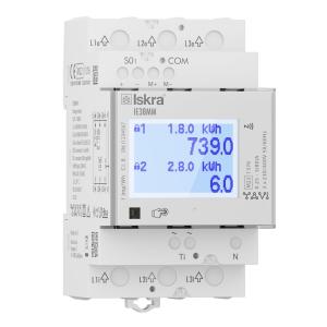 kWh-Måler 3-Faset MID Mbus 80A 230V Iskra 0900513