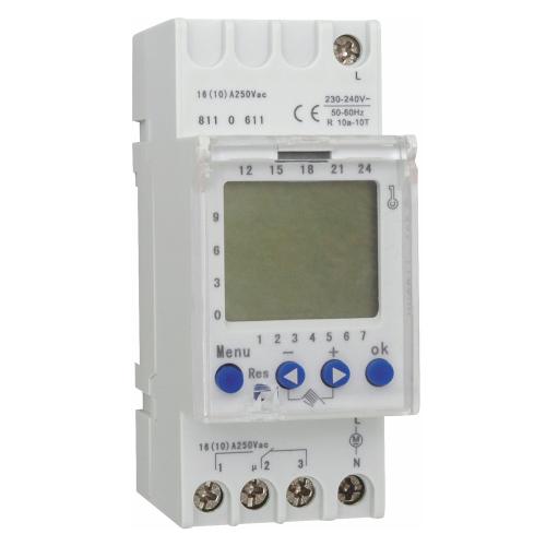 Koblingsur, Quartz, Digitalt, 230-240V, Ugentlig 1-Kanal, Malmbergs 1339603