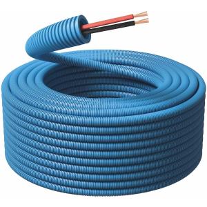 Flex Rør  RQUB, 2x1,5mm², Ø16mm, 100m, Ring, Blå, Malmbergs 1416580