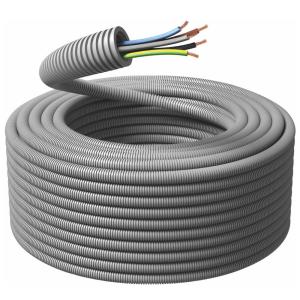 Flexrör, FK (H07V-R), 5G1,5mm², Ø16mm, 50m, Ring, Malmbergs 1418082