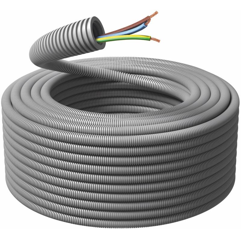 Flexrør FQ(H07Z1-R), 16mm, 100m, Ring, Malmbergs 1418105