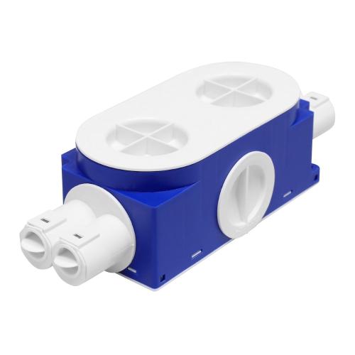 Apparatboks Twistline Dobbeltboks Studs 4x16/20mm Malmbergs 1420412