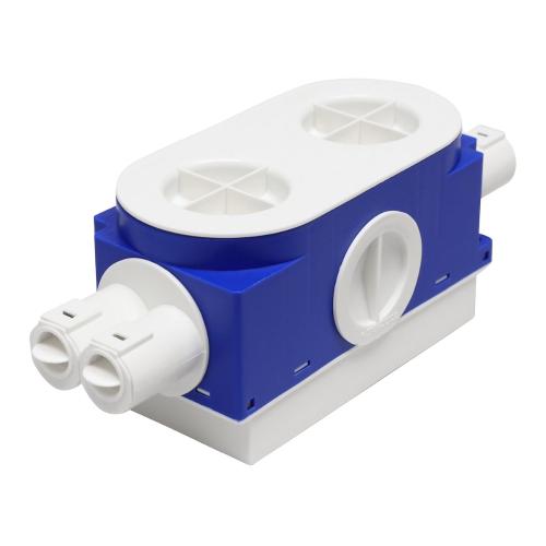 Apparatboks Twistline Dobbeltboks Dybde Studs 4x16/20mm Malmbergs 1420414