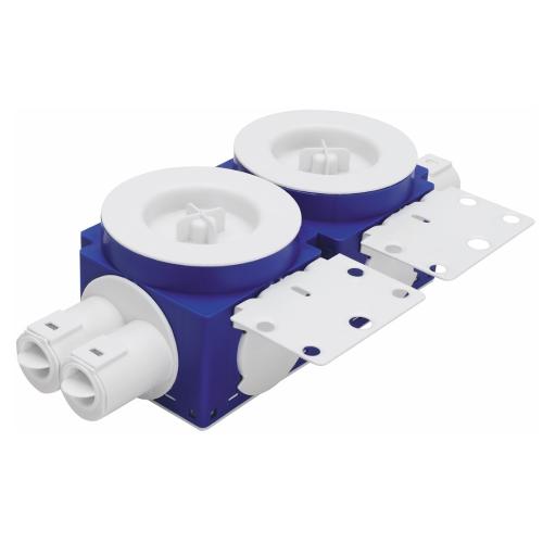 Apparatboks Twistline 2-Kombinationsboks Vertikal ​Studs 4x16/20mm Malmbergs 1420531